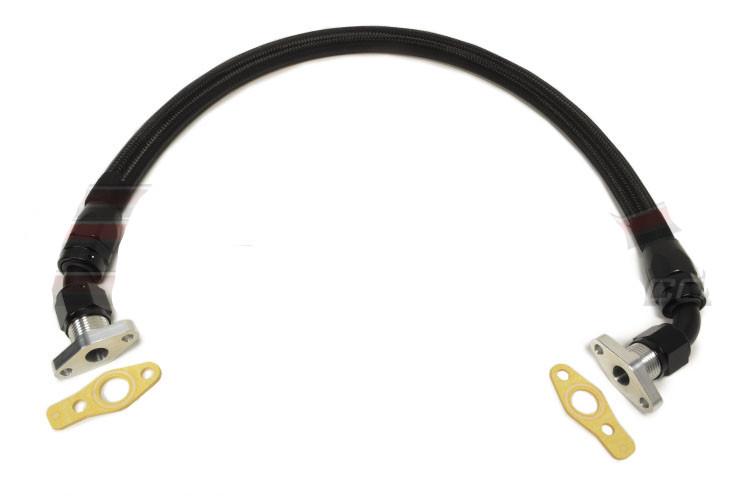 STM Turbo Oil Return Line -10AN | 2003-2007 Mitsubishi Evo 8/9 (EVO89-TORLB-STK).