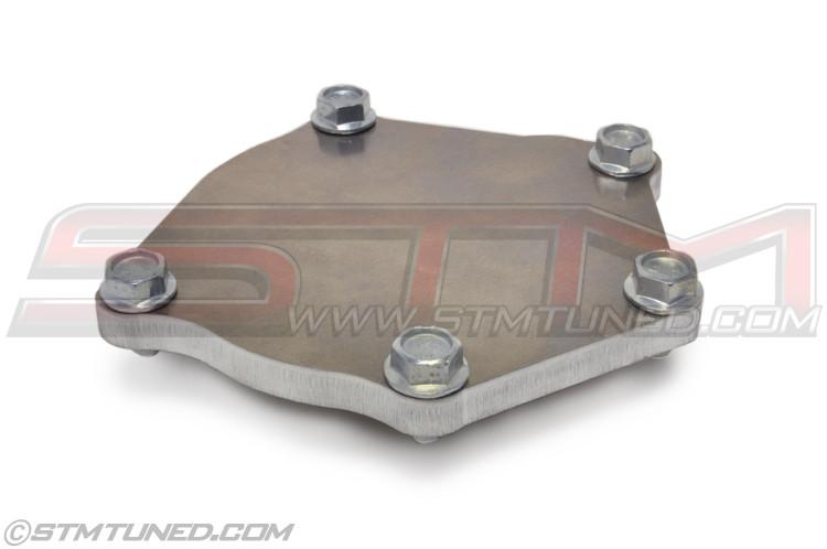 STM Water Pump Block-Off Plate | 2003-2006 Mitsubishi Lancer Evolution 8/9 (EVO89-WPBO).