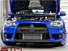 STM Evo X Street Intercooler | 2008-2015 Mitsubishi Lancer Evo X (STM-EVOX-FMIC).