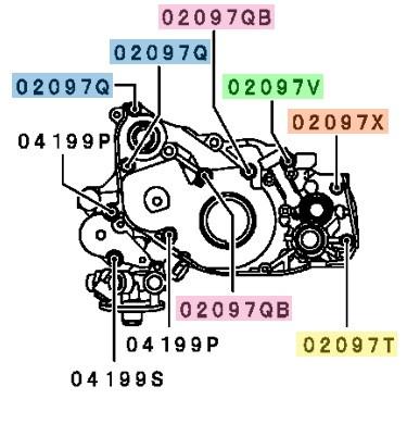STM Oil Pump Front Cover Bolt Kit | 1996-2006 Mitsubishi Evo 4-9.
