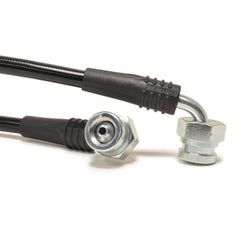 STM Stainless Steel Braided Brake Line Kit | 2001-2006 Mitsubishi Evo (STM-BL-MIT-1020BLK).