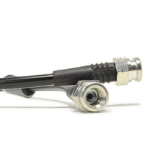 STM Braided Stainless Steel Brake Lines | 2008-2015 Mitsubishi Evo X (STM-BL-MIT-1025BLK).