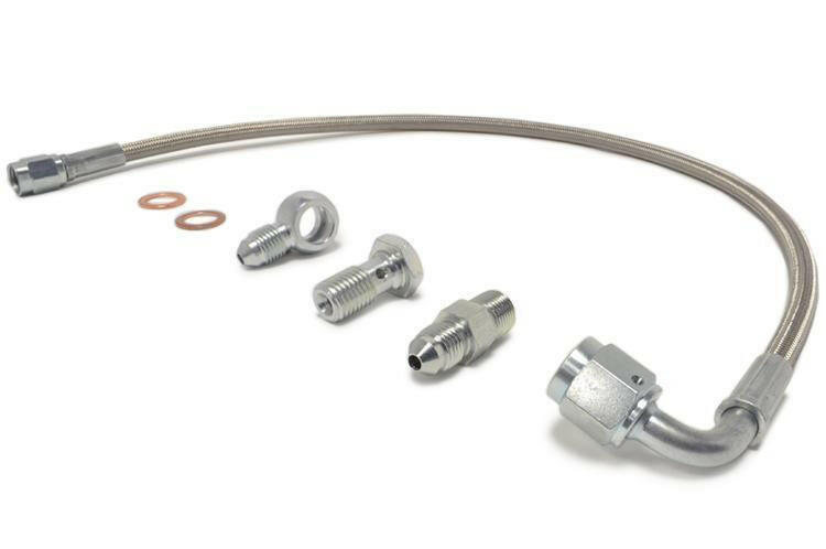 STM Turbo Oil Feed Line Kit for PTE BB Standard Placement Turbo | 2003-2006 Mitsubishi Evo 7/8/9 (STM-EVO79-OFLK-PTEBB-STD).