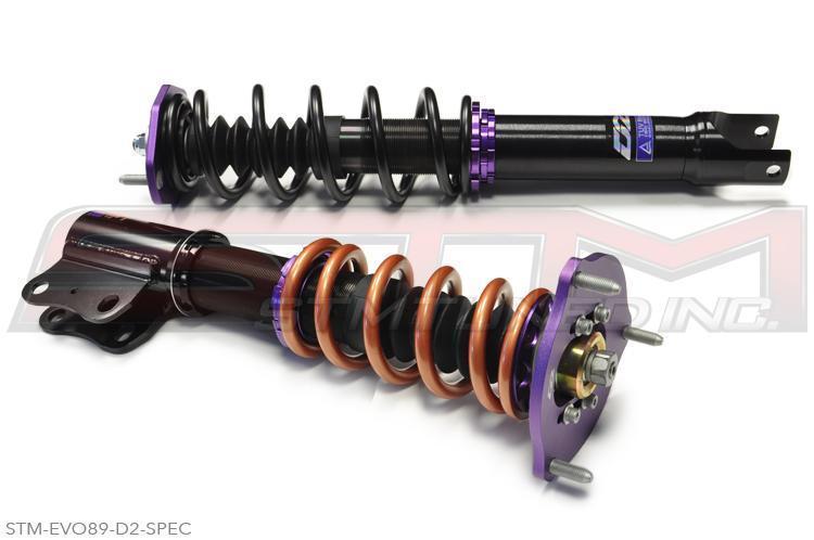 STM Spec D2/Swift Drag Coilovers | 2001-2006 Mitsubishi Evo 7/8/9 (STM-EVO89-D2-SPEC).