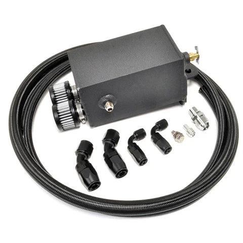 STM Engine Oil Catch Can for Metal Valve Cover | 2008-2015 Mitsubishi Lancer Evolution X (STM-EVOX-CC-MVC).