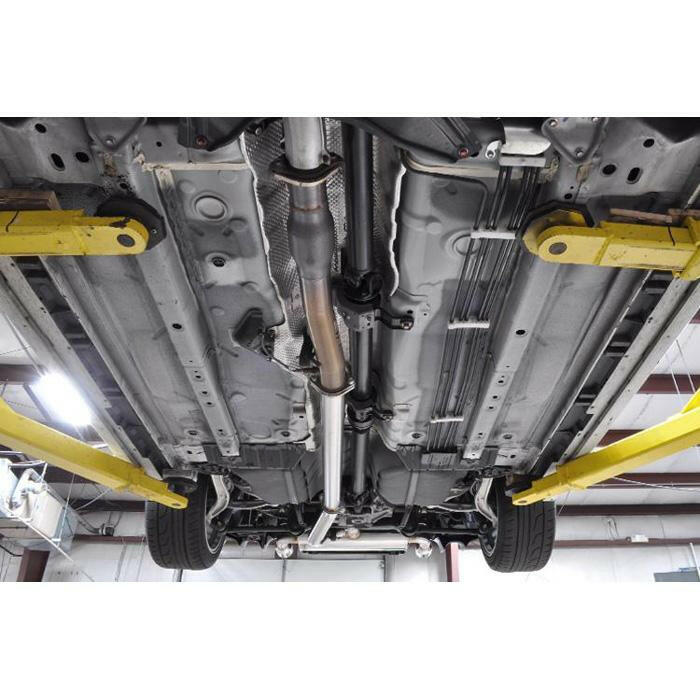STM Stainless Cat-Back Exhaust - Dual Exit | 2008-2015 Mitsubishi Evo X (STM-EVOX-EXDE-SS).