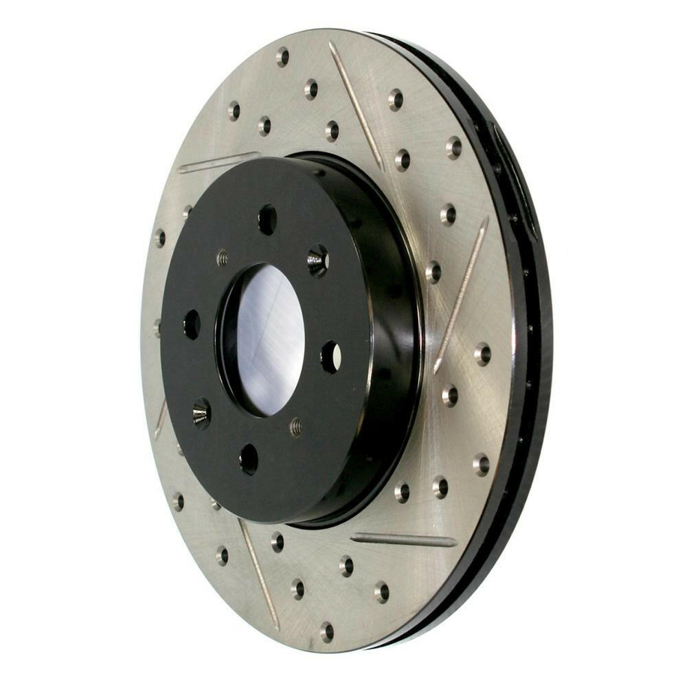 Stoptech Sport Slotted & Drilled Front Rotor | 2016-2023 Honda Civic non-Si/Type-R (127.40036L/R).