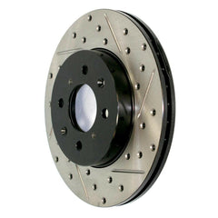 Stoptech Sport Slotted & Drilled Front Rotor | 2016-2023 Honda Civic non-Si/Type-R (127.40036L/R).