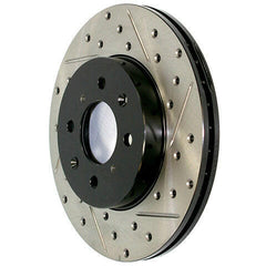 Stoptech Drilled and Slotted Front Brake Rotors | 2022+ Honda Civic Si(127.40096L/R).