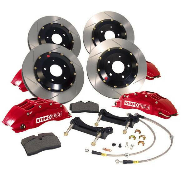 StopTech 08-10 Evolution X Front Big Brake Kit (Mitsubishi EVO X).