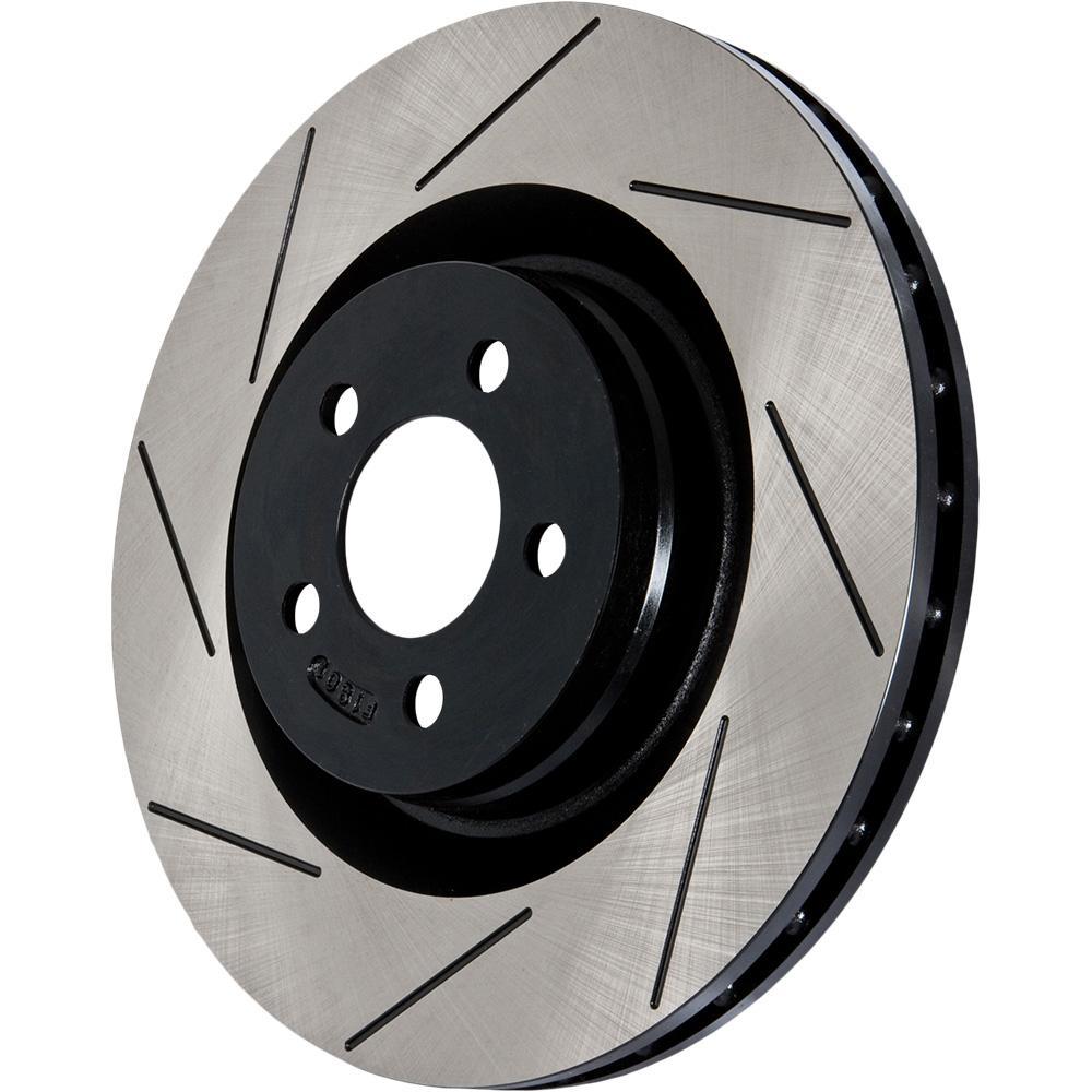 Stoptech Slotted Rotor - Front Right | 2003-2006 Mitsubishi Evo 8/9 (126.46064SR).