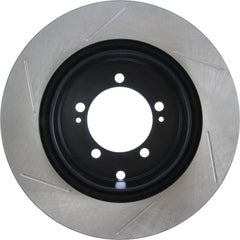 StopTech Sport Slotted Brake Rotor - Rear Left | 2003-2006 Mitsubishi Evo 8/9 (126.46065SL).
