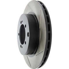 StopTech Sport Slotted Brake Rotor - Rear Left | 2003-2006 Mitsubishi Evo 8/9 (126.46065SL).