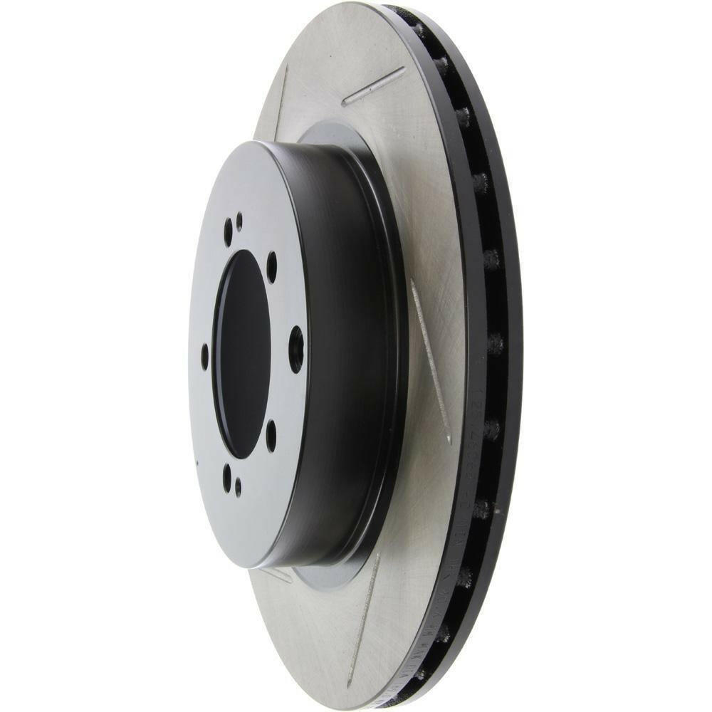 StopTech Sport Slotted Brake Rotor - Rear Right | 2003-2006 Mitsubishi Evo 8/9 (126.46065SR).