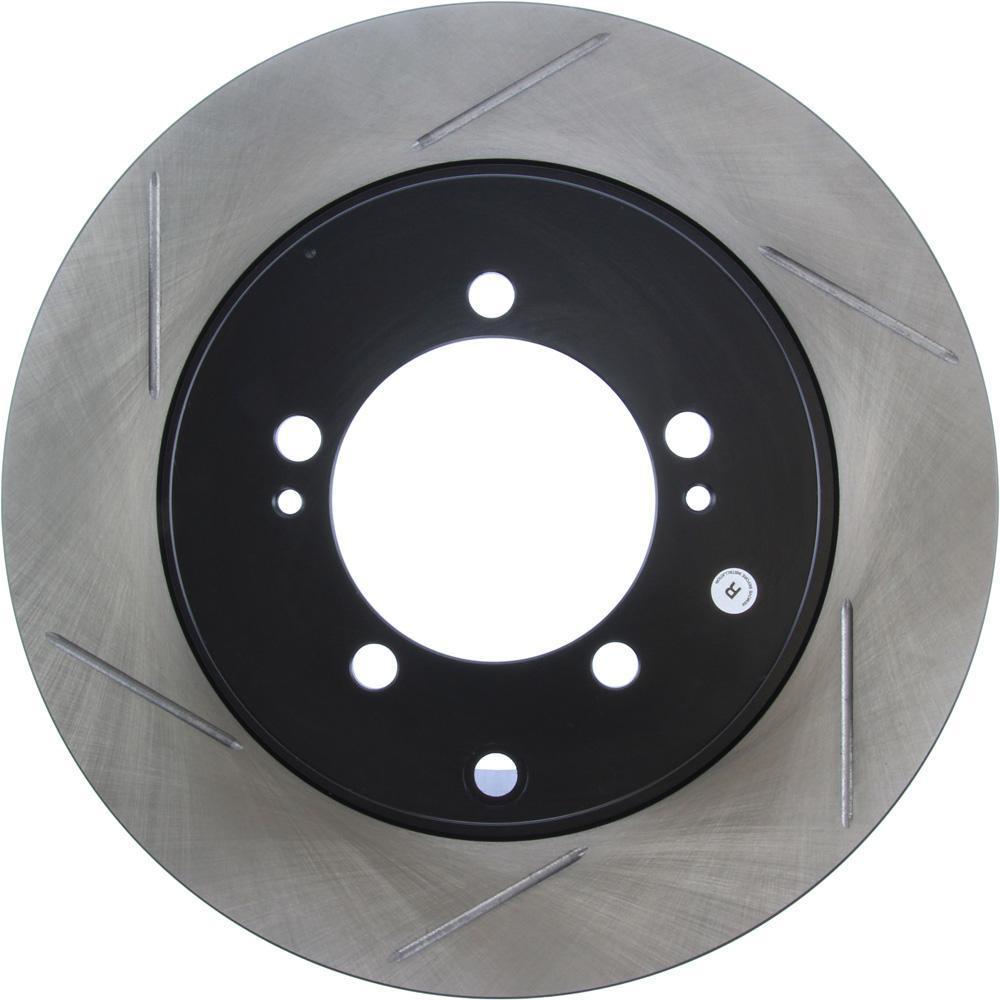 StopTech Sport Slotted Brake Rotor - Rear Right | 2003-2006 Mitsubishi Evo 8/9 (126.46065SR).