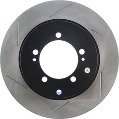 StopTech Sport Slotted Brake Rotor - Rear Right | 2003-2006 Mitsubishi Evo 8/9 (126.46065SR).