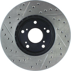 StopTech Sport Cryo Drilled/Slotted Front Right Rotor | 2017-2021 Honda Civic Si (127.40094CR).
