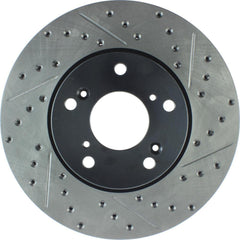 StopTech Sport Drilled/Slotted Front Left Rotor | 2017-2021 Honda Civic Si (127.40094L).