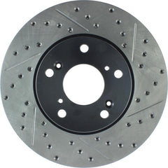 StopTech Sport Drilled/Slotted Front Right Rotor | 2017-2021 Honda Civic Si (127.40094R).