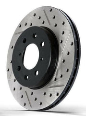 StopTech Drilled & Slotted Sport Rotor - Front Right | Multiple Fitments (127.42100R).