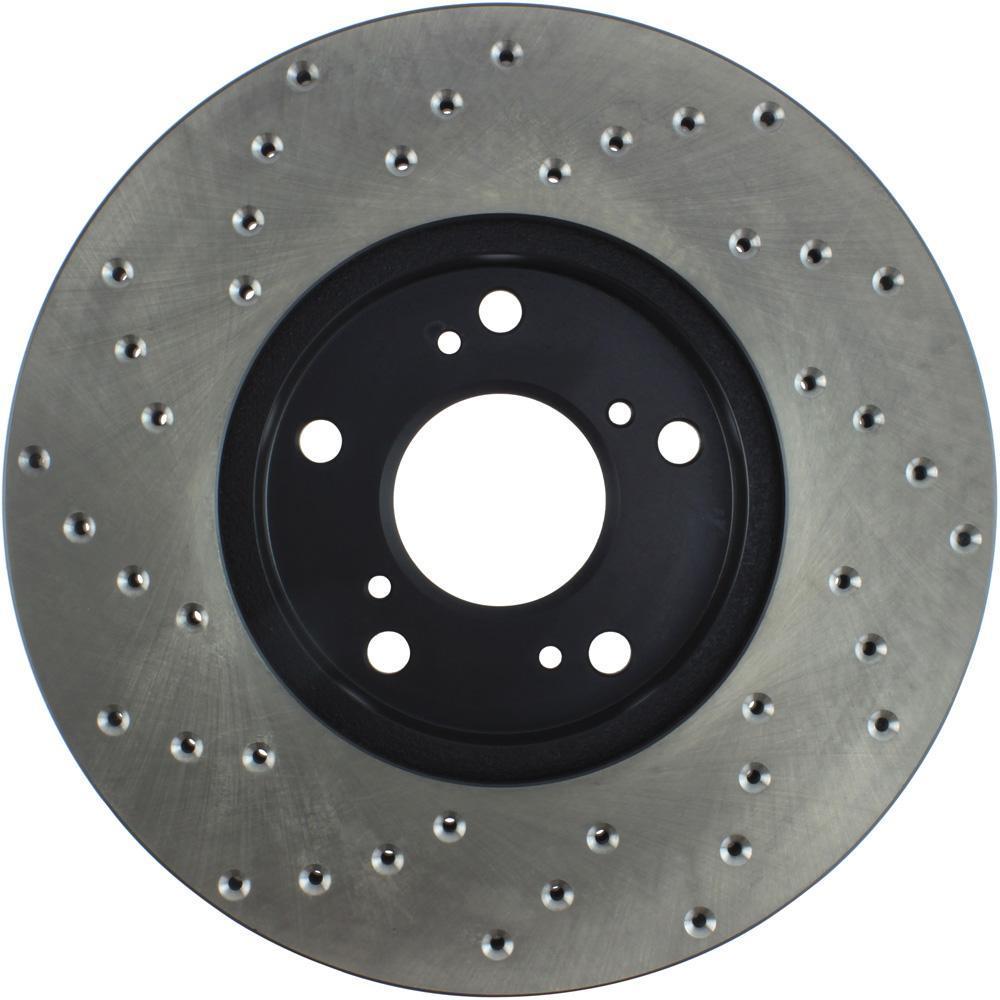 StopTech Sport Cryo Drilled Front Left Rotor | 2017-2021 Honda Civic Si (128.40094CL).