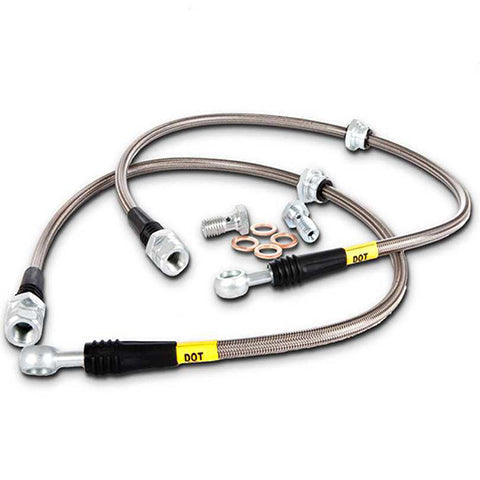 Stoptech Stainless Steel BBCs Brake Lines | 2003-2007 Nissan 350Z/Infiniti G35 (950.42015).