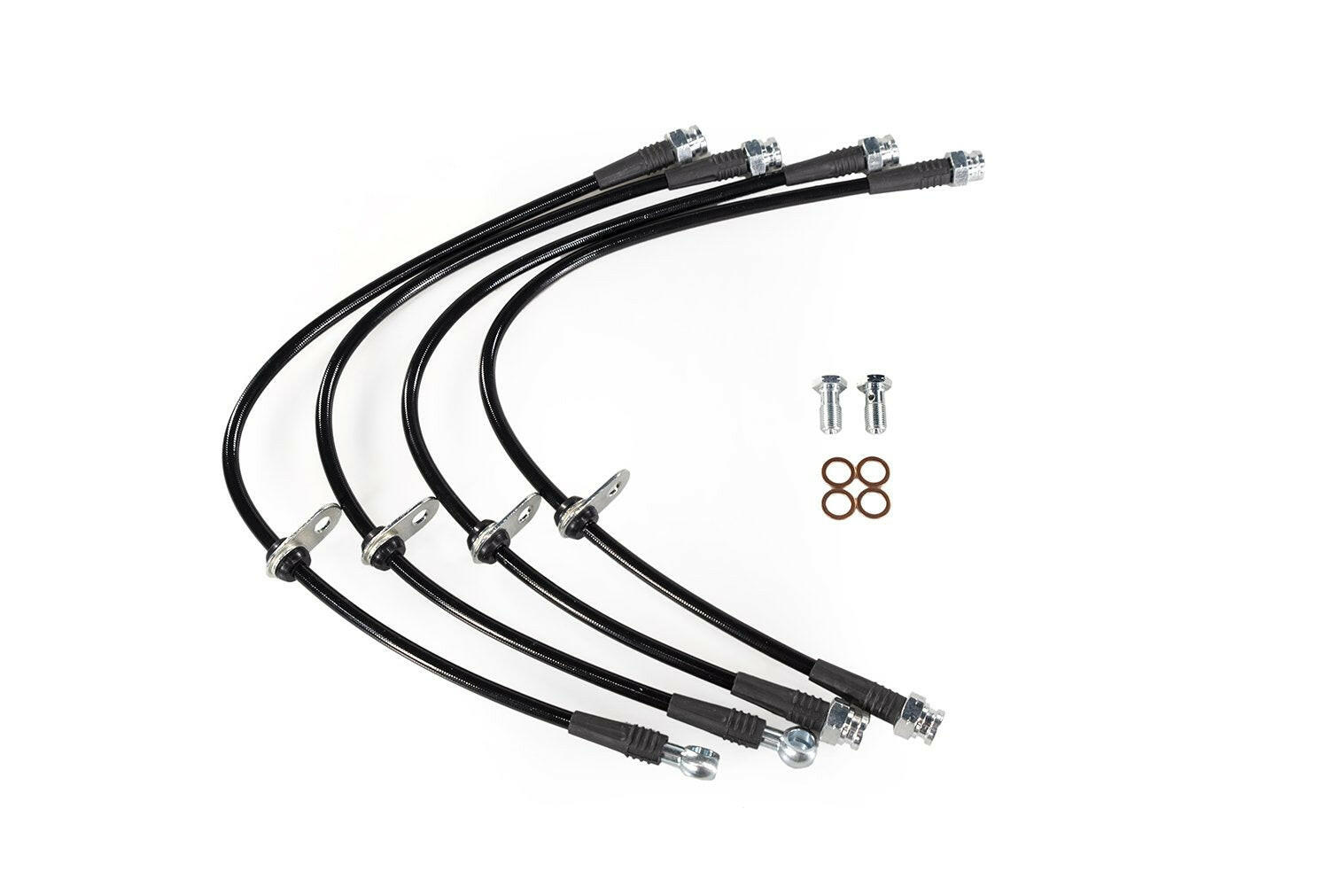 Techna Fit 4 Line Brake Kit | 2008-2015 Mitsubishi Evo X (MIT-1025).