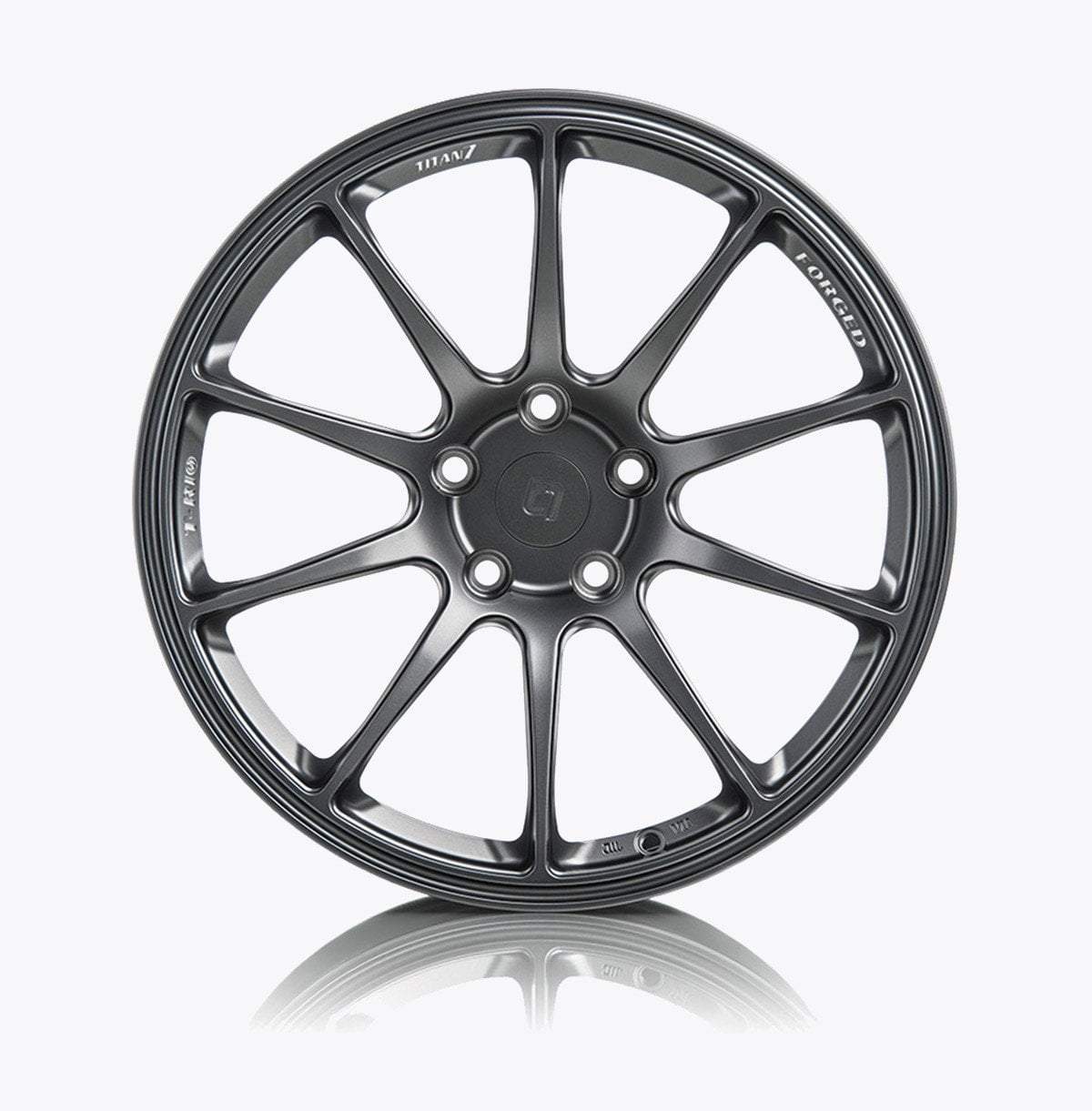 Titan 7 T-R10 5x114.3 18” Satin Titanium Wheels