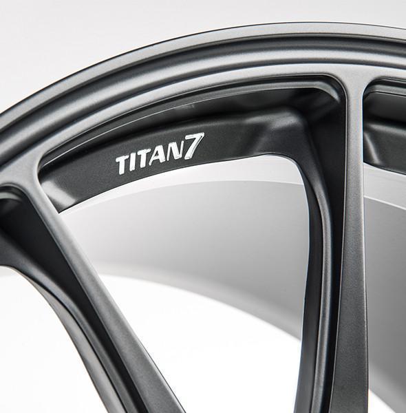 Titan 7 T-R10 5x114.3 18” Satin Titanium Wheels