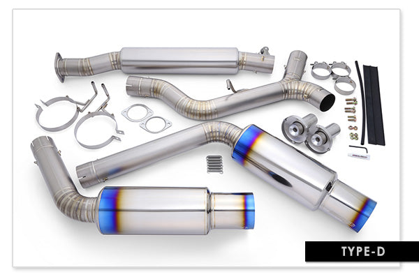 Tomei Expreme Ti Dual Exit Titanium Catback ”Type D” | 2022+ Subaru WRX (TB6090-SB06B).