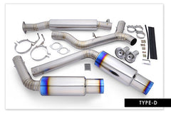 Tomei Expreme Ti Dual Exit Titanium Catback ”Type D” | 2022+ Subaru WRX (TB6090-SB06B).