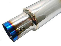 Tomei Titanium Cat-Back Exhaust JDM Bumper | 2003-2006 Mitsubishi EVO 7-9 (TB6090-MT01A).