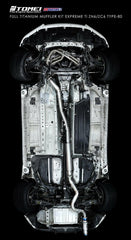 Tomei Expreme Ti Type-80 Cat Back Exhaust | 2013-2024 Subaru BRZ / Scion FR-S / Toyota GR86(TB6090-SB03C).