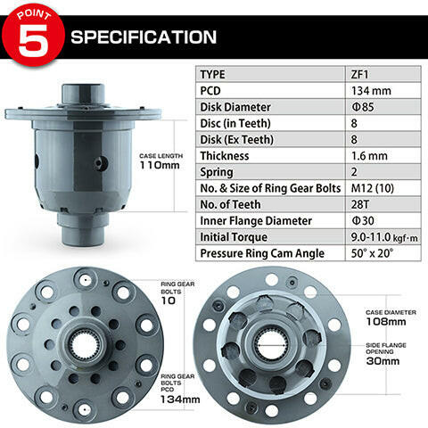 Tomei T-TRAX Limited Slip Differential | 2016-2022 Mazda Miata (TC101B-MZZF1).