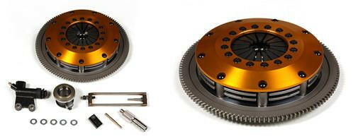 Tomioka Racing Twin Plate Clutch Kit Mitsubishi EVO 8/9 5 Speed Transmission.