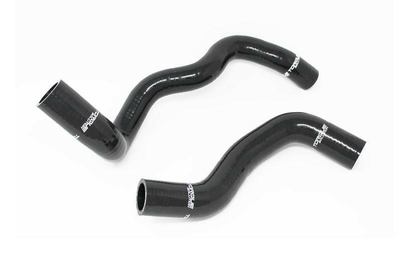 Torque Solution Silicone Radiator Hose Kit | 2016 - 2018 Ford Focus RS (TS-CH-513BK).