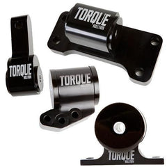 Torque Solution Billet Aluminum 4-Piece Full Engine Mount Kit for 6 Speed | 2001-2006 Mitsubishi Evo 7-9 (TS-EV-1236).