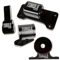 Torque Solution Billet Aluminum 4-Piece Full Engine Mount Kit for 6 Speed | 2001-2006 Mitsubishi Evo 7-9 (TS-EV-1236).