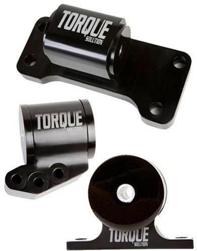 Torque Solution Billet Aluminum 3-Piece Engine Mount Kit for 5 Speed | 2001-2006 Mitsubishi Evo 7-9 (TS-EV-125).