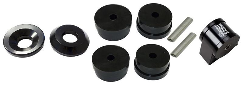 Torque Solution Side/Rear Mount Inserts & Billet Front Engine Mount | 2008-2015 Mitsubishi Evo X (TS-EX-006).