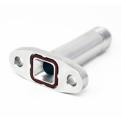 Torque Solution Extended Port Matched -10AN Oil Drain Flange for T3/T4 Turbos (TS-UNI-588).