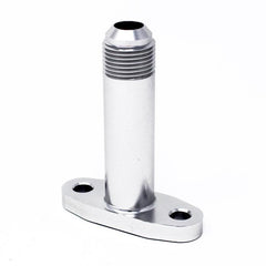 Torque Solution Extended Port Matched -10AN Oil Drain Flange for T3/T4 Turbos (TS-UNI-588).