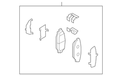 Toyota OEM Rear Brake Pads | 2022+ Subaru BRZ/Toyota GR86 and 2013-2021 Subaru BRZ/Scion FR-S/Toyota 86 (SU003-04097).