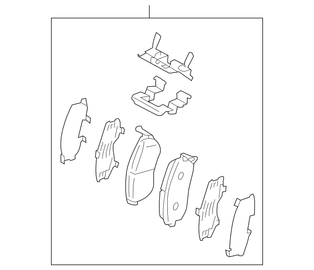 Toyota OEM Front Brake Pads | 2022+ Subaru BRZ/Toyota GR86 and 2013-2021 Subaru BRZ/Scion FR-S/Toyota 86 (SU003-04678).