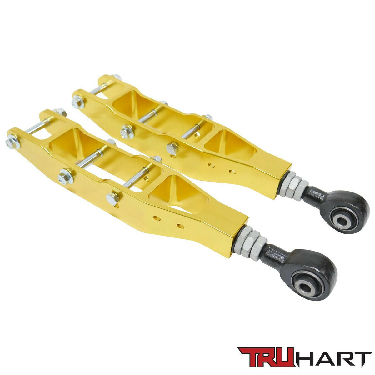 TruHart Rear Lower Control Arms, Adjustable | Multiple Fitments (TH-S108-GO).