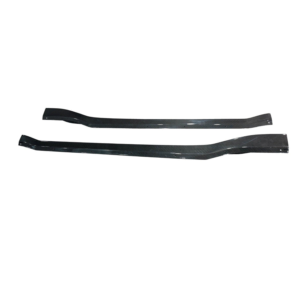 TC Style Dry Carbon Fiber Side Skirt -  Porsche 992 Turbo S 2020-2023.