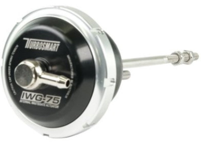 Turbosmart IWG75 Universal M6 140mm Rod 10 PSI Black Internal Wastegate Actuator | Universal (TS-0681-4102)