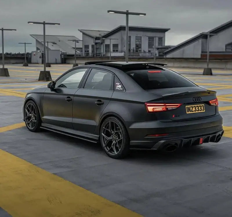 Carbon Fiber  Diffuser W/ Brake Light- Audi RS3 8v.