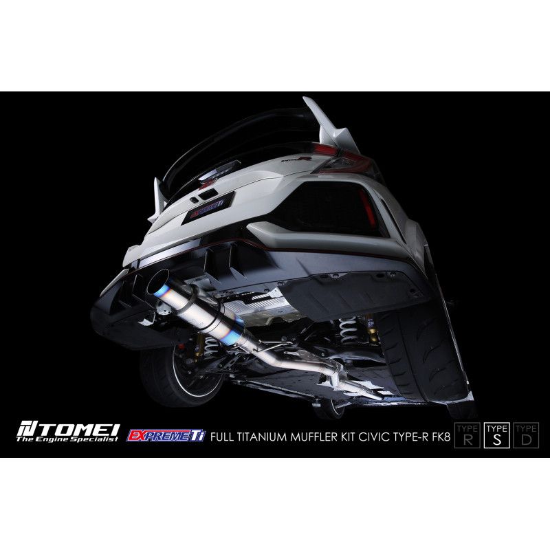 FULL TITANIUM MUFFLER EXPREME Ti CIVIC TYPE-R FK8 TYPE-S (SINGLE)