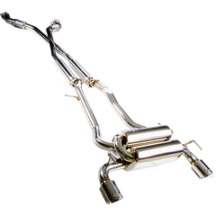 XForce Twin 2.5” Stainless Steel Cat-Back System | 2003-2006 Nissan 350Z VQ35DE (ES-N350Z-CBS).